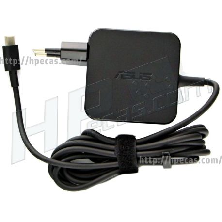 Carregador ASUS Original Smart 45W 20V/15V/9V/5V USB Type-C Black EU (0A001-00238500, 0A001-00239600, 0A001-00693000, 0A001-00697600, 0A001-00698000, 0A001-00698800, 0A001-01100900, 90XB03UN-MPW010, AC095, ADP-45EW C) N