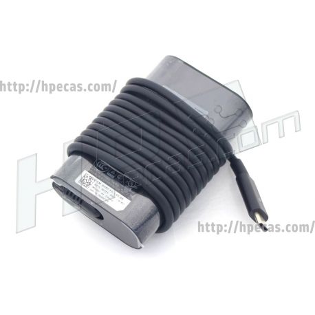 Carregador Dell Original Smart 45W USB Type-C (AC180, 06WHV, 0P51H, 1J12J, 2VP8G, 36HFH, 4RYWW, 9XYTJ, C036Y, FD7VG, HDCY5, KR7FK, P13YF, T6V87, 006WHV, 00P51H, 01J12J, 02VP8G, 036HFH, 04RYWW, 09XYTJ, 0C036Y, 0FD7VG, 0HDCY5, 0KR7FK, 0P13YF, 0T6V87) N