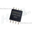 BIOS Chip 3V 16M-bit SERIAL FLASH MEMORY with Dual/Quad SPI, SOIC-8 208-mil (25Q16JVSIQ, W25Q16JVSSIQ) N