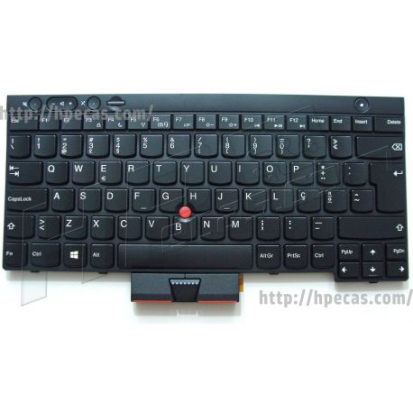 Teclado LENOVO X230, L430, L530, T430, T430S, T530, W530, Retro-Iluminado c/Pointing stick Português  (04X1262, 04X1375, 04Y0550, 04Y0661, 0C02056, CS12-POR, CS12L85, V130020CK3 P0) N