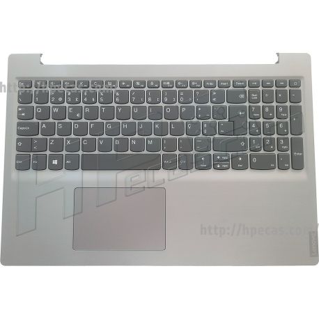 Lenovo Top Cover com Teclado Português L 81MV D Platinum Grey IMR Lenovo IdeaPad S145-15API, S145-15AST, S145-15IGM, S145-15IWL (5CB0S16797) N