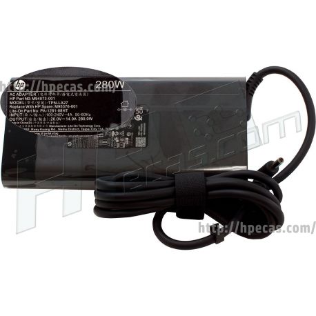 Carregador Original HP 280W 20V 14A 4.5x3.0mm (AC258, M94073-001, M94073-002, M95376-001, PA-1281-08HT, TPN-LA27) N