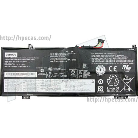 Bateria Original de 4 células 7.68V 45Wh 5930mAh Lenovo 530S-14ARR, 530S-14IKB, 530S-15IKB, FLEX 6-14ARR, 6-14IKB, YOGA 530-14ARR, YOGA 530-14IKB (5B10Q16066, 5B10Q16067, 5B10W67403, 5B10W67428, L17C4PB0, L17M4PB0) N