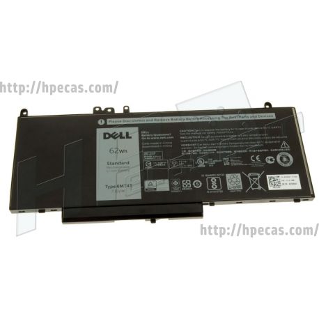 Bateria DELL 6MT4T Original 7.6V, 8100mAh (0D074, 451-BBUQ, 79VRK, 7V69Y, CHWGG, HK60W, HK6DV, J8FXW, JCDHY, K3JK9, ROTMP, TXF9M) N