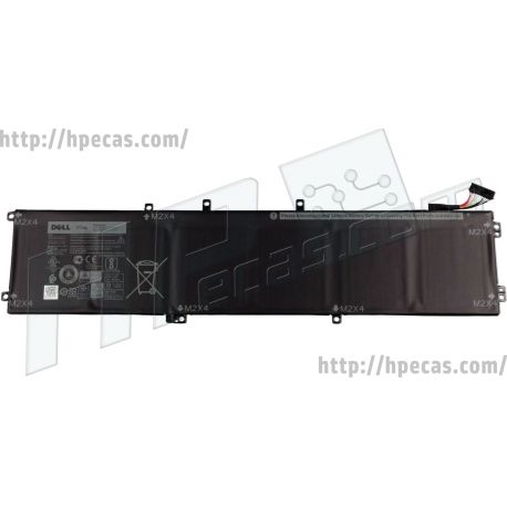 Bateria Dell Original 6GTPY, G7 (7700), INSPIRON (7501, 7590), PRECISION (5520, 5530, 5540), VOSTRO (7500, 7590), XPS 15 (7590, 9560, 9570), 6-células 11.4V 97Wh 8083mAh (5XJ28, GPM03, J5JXR, M8K2C, N9CTR, 05XJ28, 06GTPY, 0GPM03, 0J5JXR, 0M8K2C, 0N9CTR) N