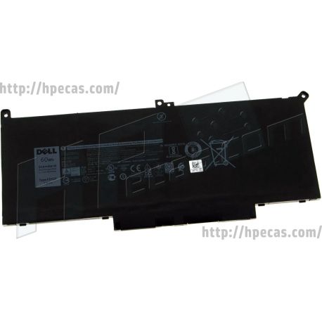 Bateria Original DELL F3YGT 7.6V 7500mAh (02X39G, 0DM3WC, 0F3YGT, 0KG7VF, 0MYJ96, 0V4940, 2X39G, DM3WC, KG7VF, MYJ96, V4940) N