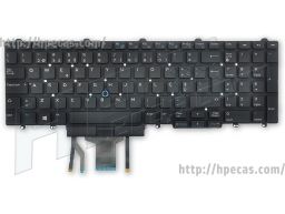 Teclado DELL Latitude E5550, E5570, 5550, 5580, 5590, 5591, Precision 3510, 3520, 3530, 7510, 7520, 7710, 7720 Português, BackLight (MKVW6) N