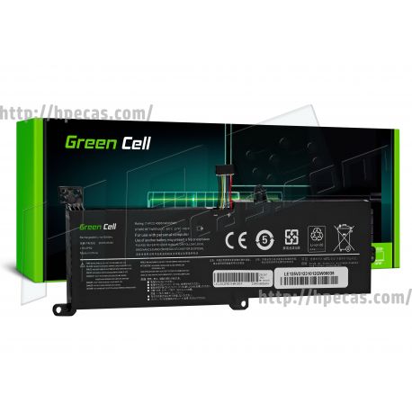 Bateria compatível Green Cell L16C2PB2 L16M2PB1 para Lenovo IdeaPad 3 3-15ADA05 3-15IIL05 320-15IAP 320-15IKB 320-15ISK 330-15AST 330-15IKB *7.6V 4500mAh* (LE125V2)