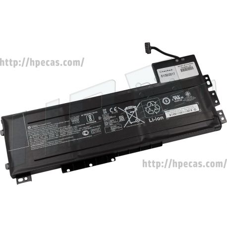 Bateria HP VV09XL Original de 9 células 11.4V 90Wh 7895mAh (808398-2B1, 808398-2B2, 808398-2C1, 808398-2C2, 808452-001, 808452-002, HSTNN-DB7D, VV09090XL-PL) N