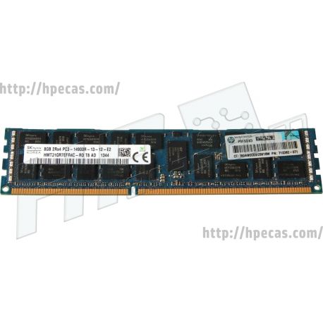 Memória Smart HPE 8GB (1x8GB) 2Rx4 PC3-14900R-13 DDR3-1866 ECC 1.50V RDIMM 240-pin STD (708639-B21, 708639-S21, 708640-B21, 708640-S21, 712382-071, 715273-001) R