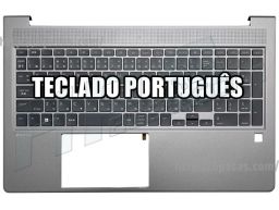 HP Top Cover com teclado Português, com backlight com UMA para ZBook G7 (M26110-131, M99645-131)