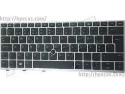 Teclado Prata Português Backlight HP EliteBook 735 G5, 830 G5, 830 G6, 836 G5 (6037B0135609, L07666-131, L13697-131, V162726DK1 PO)  N