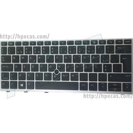 Teclado Prata Português Backlight HP EliteBook 735 G5, 830 G5, 830 G6, 836 G5 (6037B0135609, L07666-131, L13697-131, V162726DK1 PO)  N