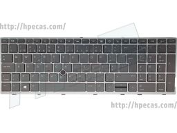 Teclado Português com Backlight HP EliteBook 755 G5, 850 G5, 850 G6 (L14366-131, L11999-131) N