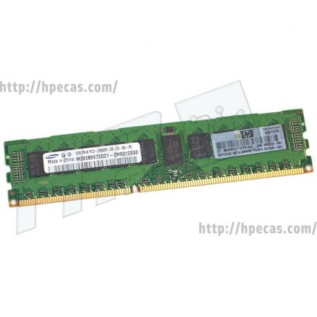 Memória HPE 2GB (1x 2GB) 2Rx8 PC3-10600R-9 REG ECC RDIMM 1.5V 240-pin (500202-061, 500202-161, 501533-001, 595094-001) R