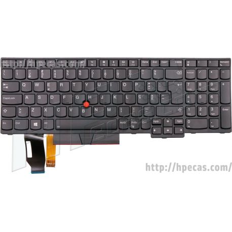 LENOVO E580, E585, E590, L580, L590, P52, P53, P53S, P72, P73, T590, Teclado Preto com Backlight Português  (01YP621, 01YP701, 01YP781, CMNBL-106P0, FU5372BL2, SN20P34437, SN20P34517) N